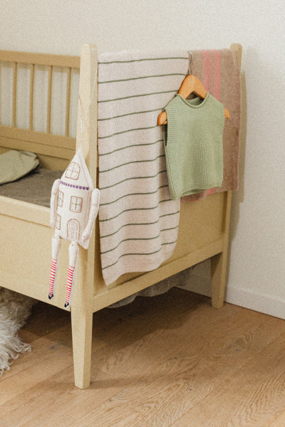 HVID - Blanket Harry - cream/artichoke