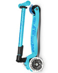 Micro Step - foldable Scooter Maxi Micro deluxe  led- blue