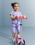 Micro Step - Scooter Mini Micro deluxe glow - frosty pink
