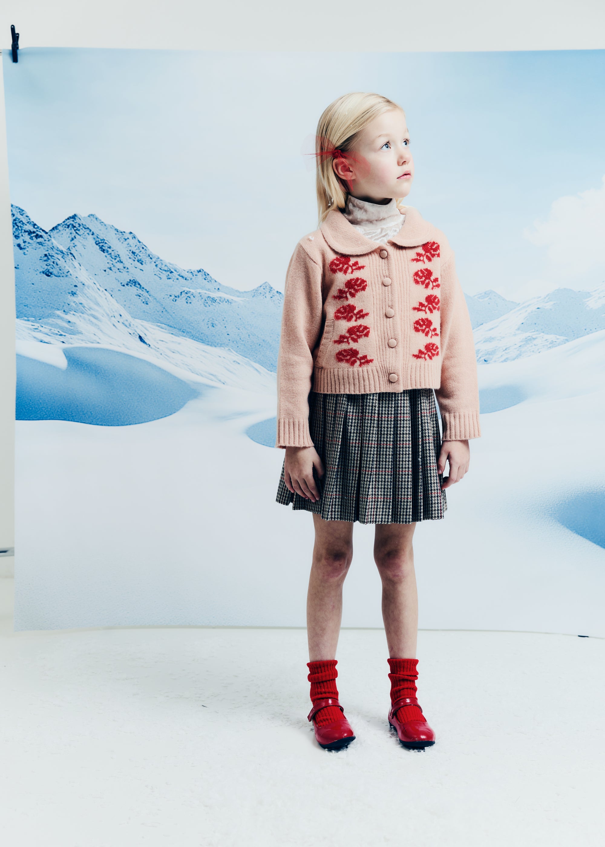 Morley - zuzana - wool cardigan - blush