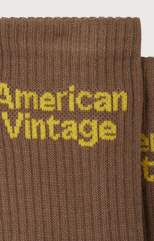 American Vintage - clypsun socks -brown