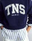 The New Society - Eva TEEN Sweatshirt - Infinite navy