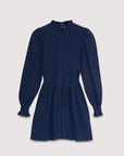 The New Society - Nora TEEN Short Dress - infinite Navy