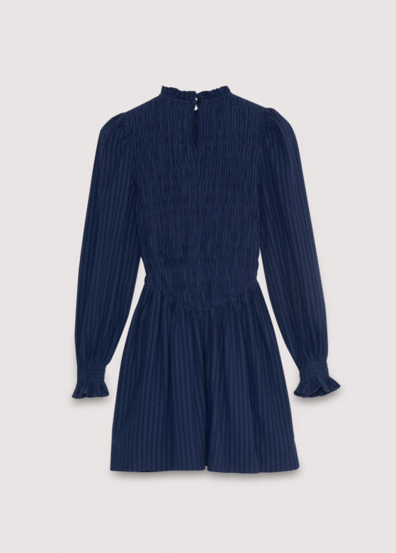 The New Society - Nora TEEN Short Dress - infinite Navy