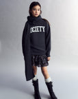 The New Society - Society TEEN Sweatshirt - Galactic Grey Melange