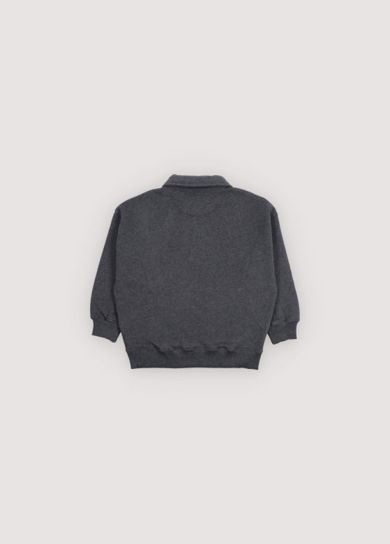 The New Society - TNS Logo EXCLUSIVE Polo Galactic - Grey Melange