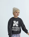 The New Society -TNS Logo Sweatshirt - Galactic Grey Melange