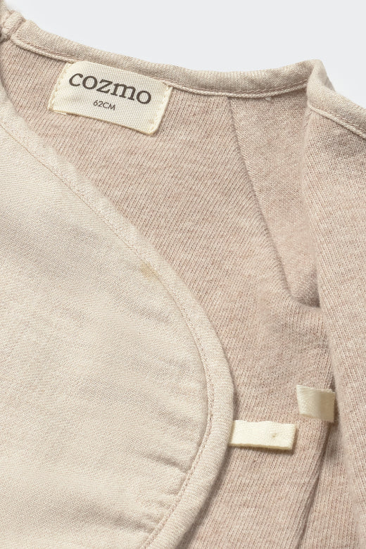 Cozmo brand - DENIS309nw5 - melange flannel top - stone