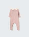 Cozmo brand - MILAS323nw5 - jersey onesie - silver pink