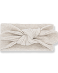 1+ in the family - ursula - soft rib newborn headband - rice