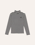 The campamento - kids - turtle neck - grey stripes