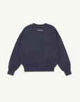 Main Story - bubble sweatshirt - graystone blue