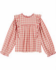 Emile et Ida - kids - vichy blouse - gingham