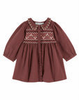 Emile et Ida - baby - smock dress - violine