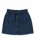 Emile et Ida - kids - denim skirt - blue