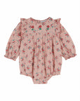 Emile et Ida - baby - frill romper - aster
