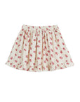 Mipounet - adela - corduroy skirt - ecru/rio red