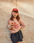 Mipounet - club felpa - fleece sweatshirt - pink nude