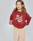 Mipounet - adela felpa - fleece sweatshirt - rio red