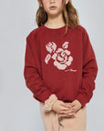 Mipounet - adela felpa - fleece sweatshirt - rio red