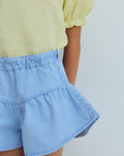 The new society - bellis short - light denim