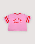 The new society - canna t-shirt - pink lavender