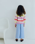 The new society - celosia jumper - lavander stripes