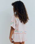 The new society - orchid short - petal pink