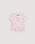 The new society - baby - sabina rib tee - sabina print