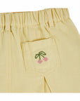 Emile et Ida - pockets canvas shorts - mimosa