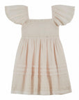 Emile et Ida - english embroidery dress - cream