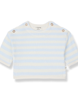 1+ in the family - poseidon sweatshirt - misty blue