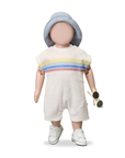1+ in the family - campos onesie - offwhite