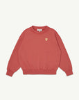 Main story - bubble sweatshirt - cranberry