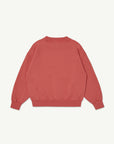 Main story - bubble sweatshirt - cranberry