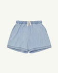Main story - woven shorts - extra bleach wash