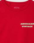 American Vintage - fizvalley t-shirt - rubis
