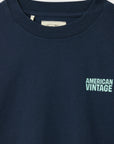 American Vintage - gixy longsleeve t-shirt - navy