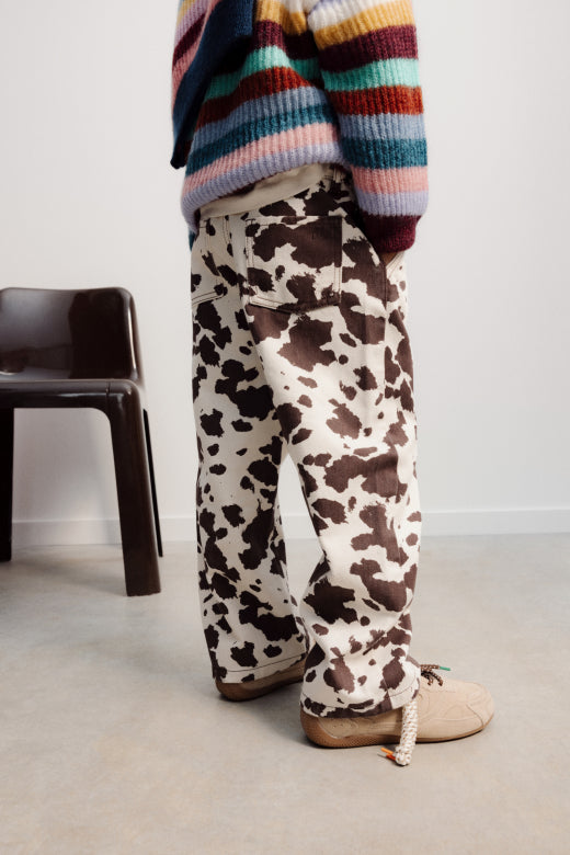 The New Society - Dakota Trousers - cow print