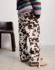 The New Society - Dakota Trousers - cow print
