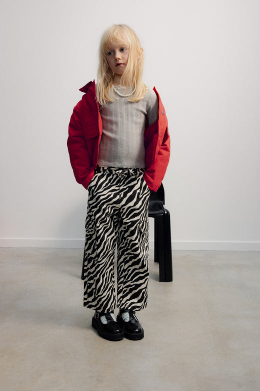The New Society - Dakota Trousers - zebra print