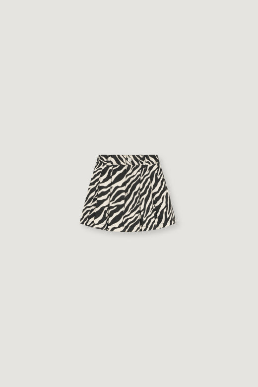 The New Society - Dakota Skirt - zebra print