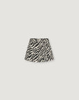 The New Society - Dakota Skirt - zebra print