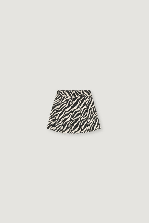 The New Society - Dakota Skirt - zebra print
