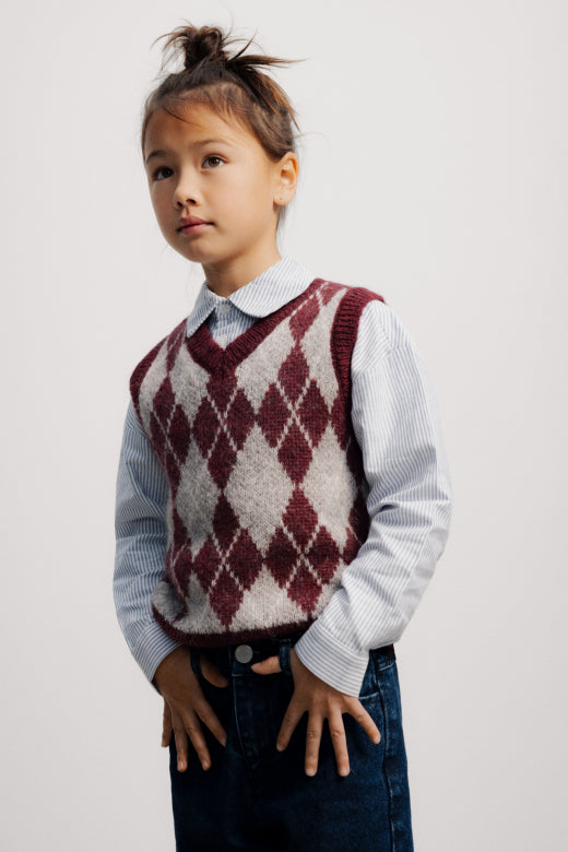 The New Society - Dune Waistcoat - Dune Diamond