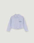 The New Society - isla crop shirt - isla stripes