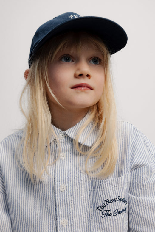 The New Society - isla crop shirt - isla stripes