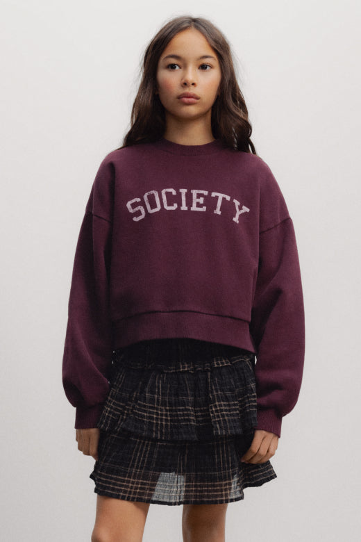 The New Society - teens - lea sweatshirt - winetasting