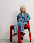 The New Society - Ridge denim jacket - mid blue denim