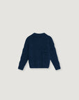 The New Society - Solin knit polo - black iris